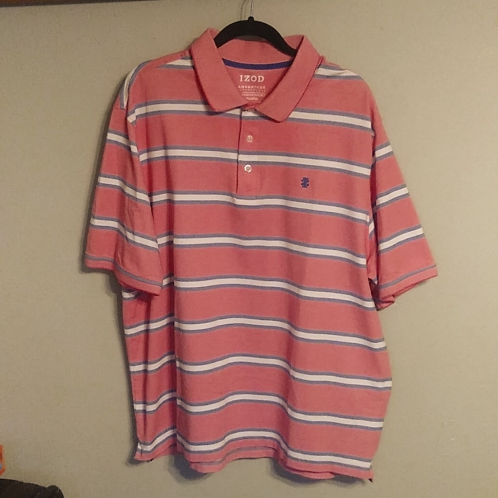 Izod Men Striped Polo